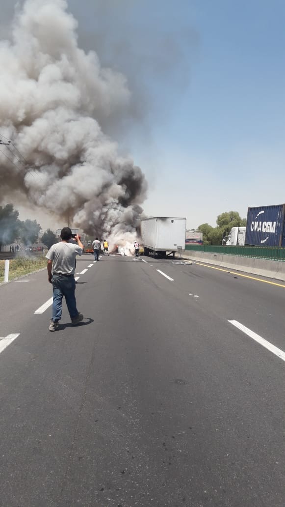 El infortunio sucedió a las 14:00 horas. (Especial)