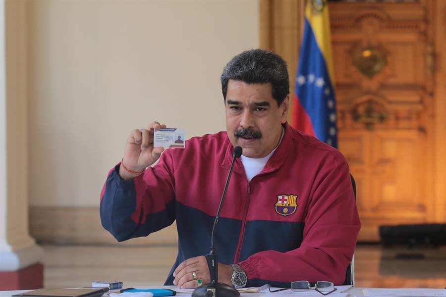 Nicolás Maduro anunció la cuarentena en Venezuela tras el primer caso de Covid-19. (EFE)