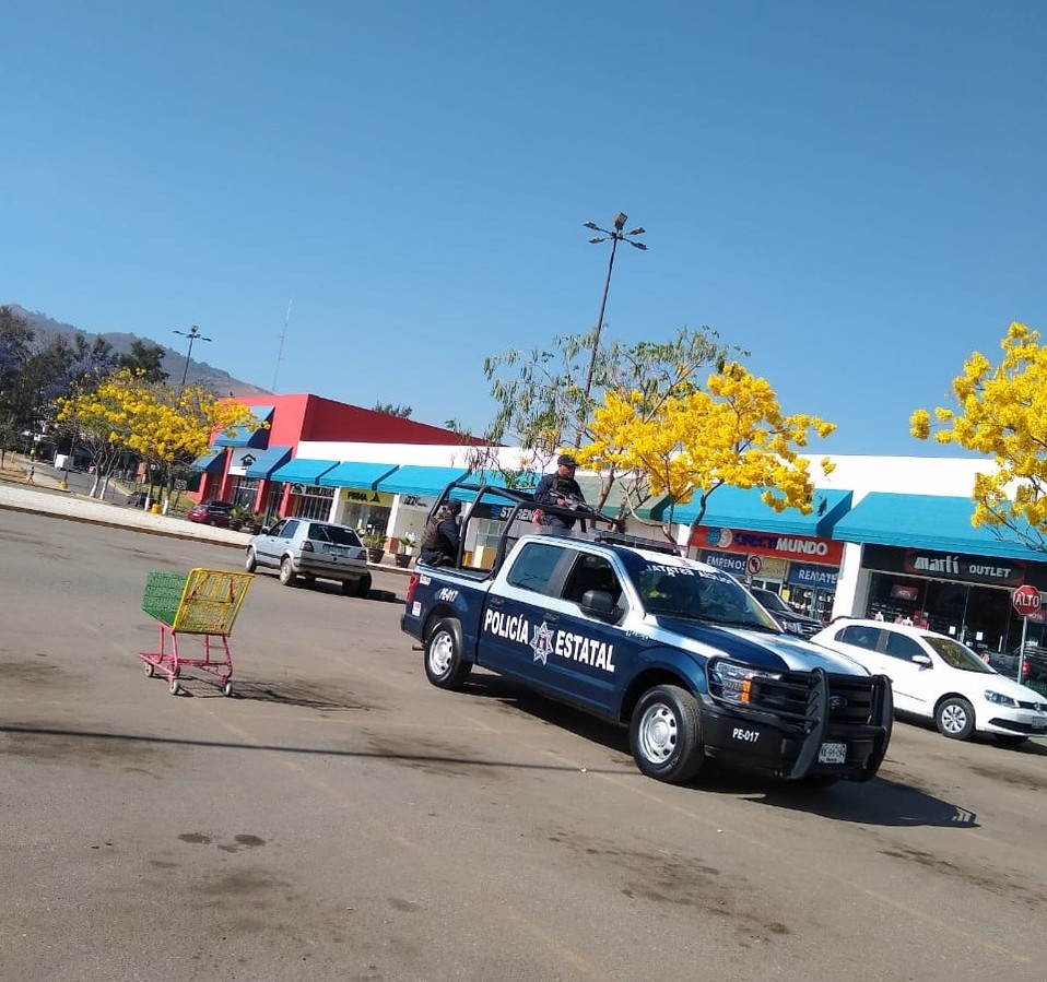 En los operativos participan elementos de la Policía Estatal. (Tomada de @SSP_GobOax)