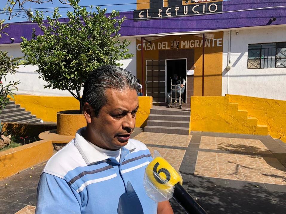 Padre Alberto Ruiz Pérez, responsable del albergue. (Josefina Ruíz)