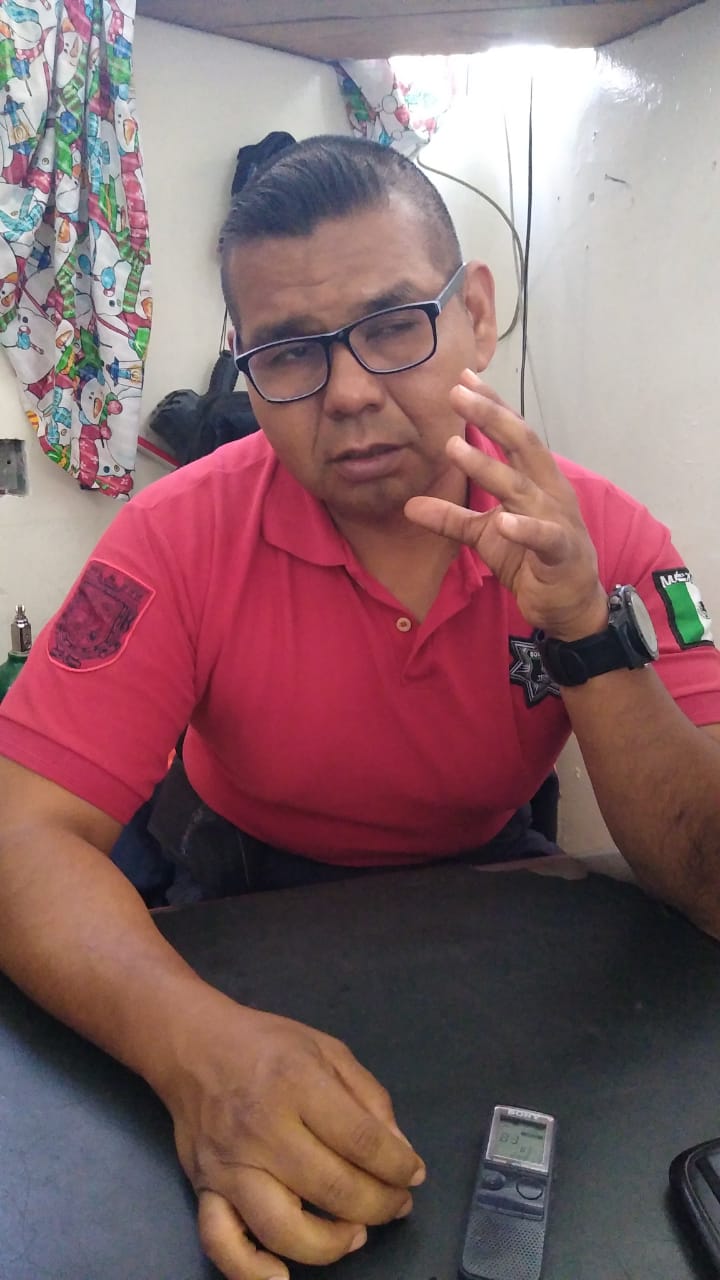 Como servidor público en una corporación de auxilio dijo, que sabe de los riesgos que a diario viven en el desempeño de su trabajo. (Apolonia Amayo)