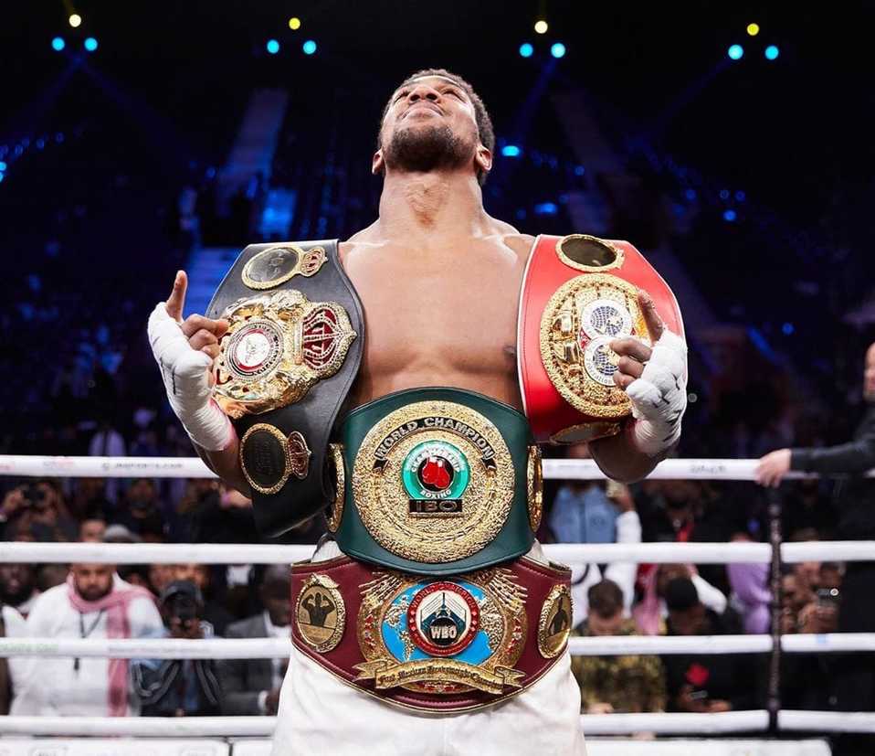 Anthony Joshua (Instagram: anthonyjoshua)