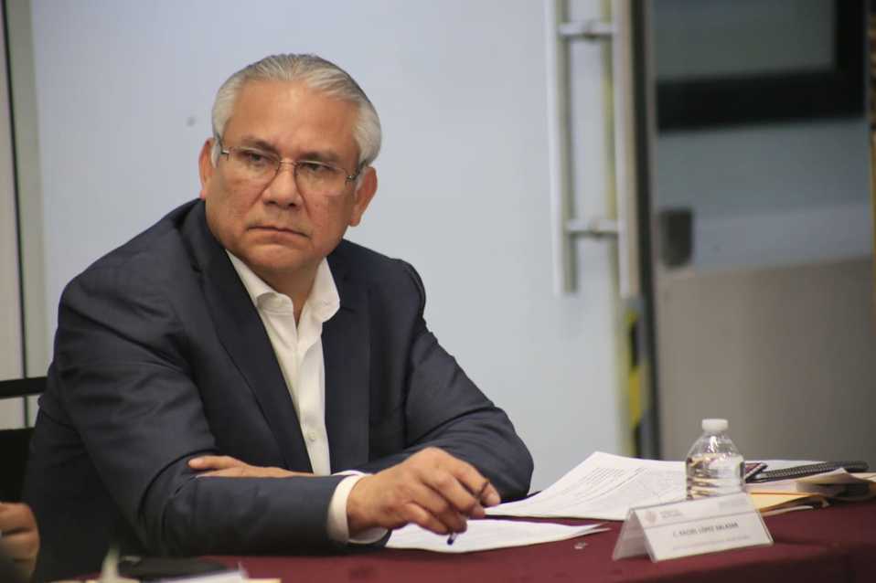 Raciel López Salazar secretario de seguridad pública del estado de Puebla. (Andrés Lobato)