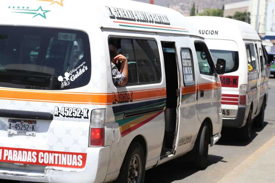 Transporte público de Pachuca. (Jorge Sánchez)