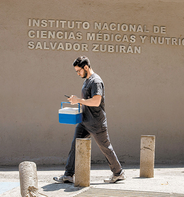 Un residente de la institución. (Jesús Quintanar)