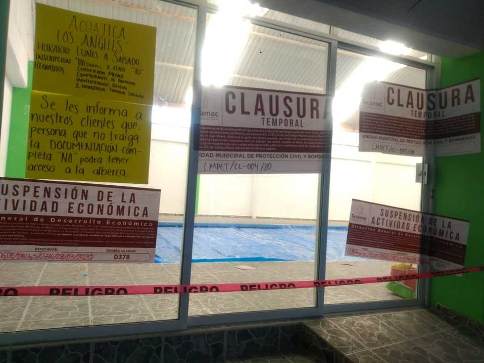 El sitio fue clausurado.