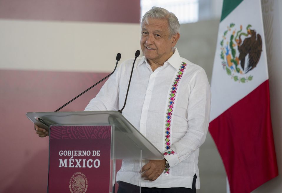 El presidente Andrés Manuel López Obrador en Mexicali. (Cuartoscuro)