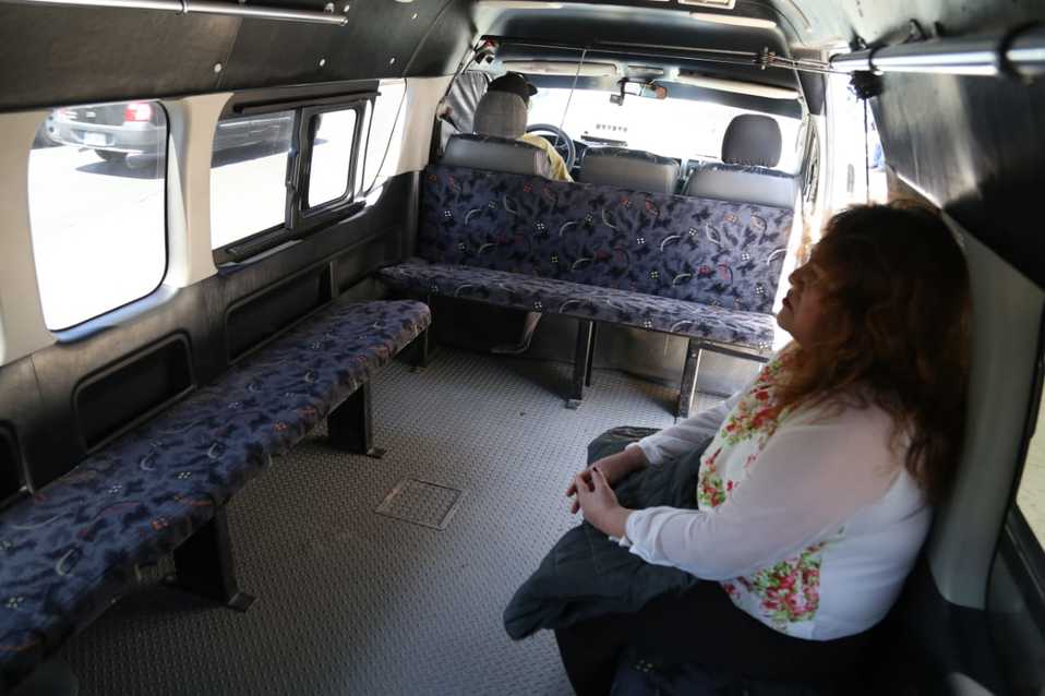 Transporte público de Pachuca con poca afluencia. (Jorge Sánchez)