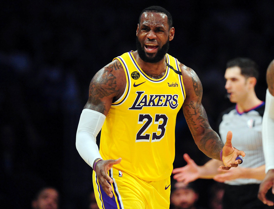 LeBron James, jugador de Los Ángeles Lakers en la NBA (Reuters)