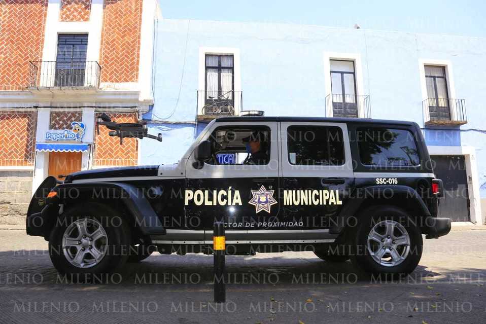Con perifoneo a través de patrullas y drones, la SSC invita a la gente a quedarse en sus casas. (Andrés Lobato)