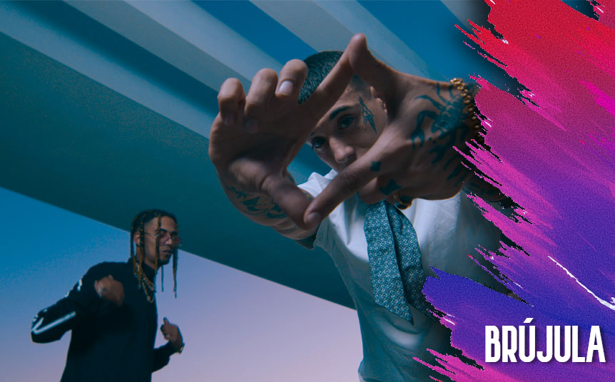 El cantante canario El IMA acompañado de Kaydy Cain (Foto: Cortesía)