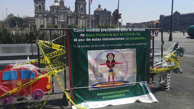 Por contingencia, suspenden los juegos en Parques de Bolsillo de la CdMx