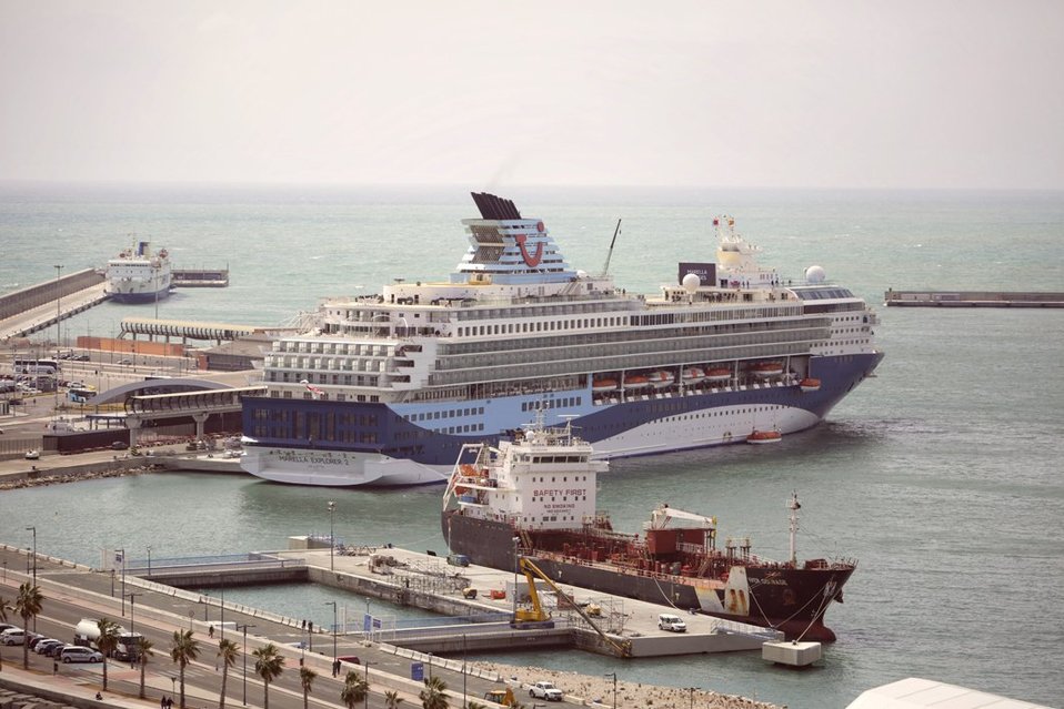 Crucer turístico Marella Explorer 2 en Europa. (Foto: Twitter Puerto de Málaga)