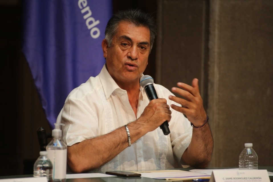 El gobernador de Nuevo León, Jaime Rodríguez Calderón.
