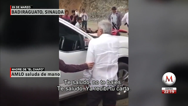 El Presidente y su encuentro con la madre del Chapo