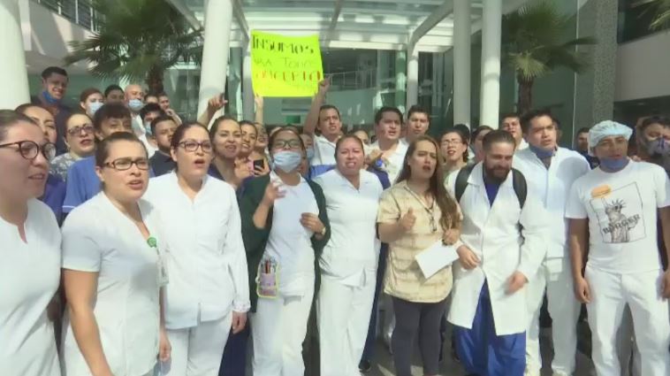 Se manifiestan en IMSS