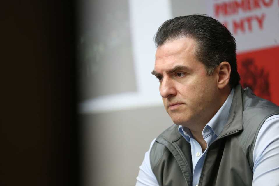 El alcalde de Monterrey, Adrián de la Garza. Foto: Jorge López.