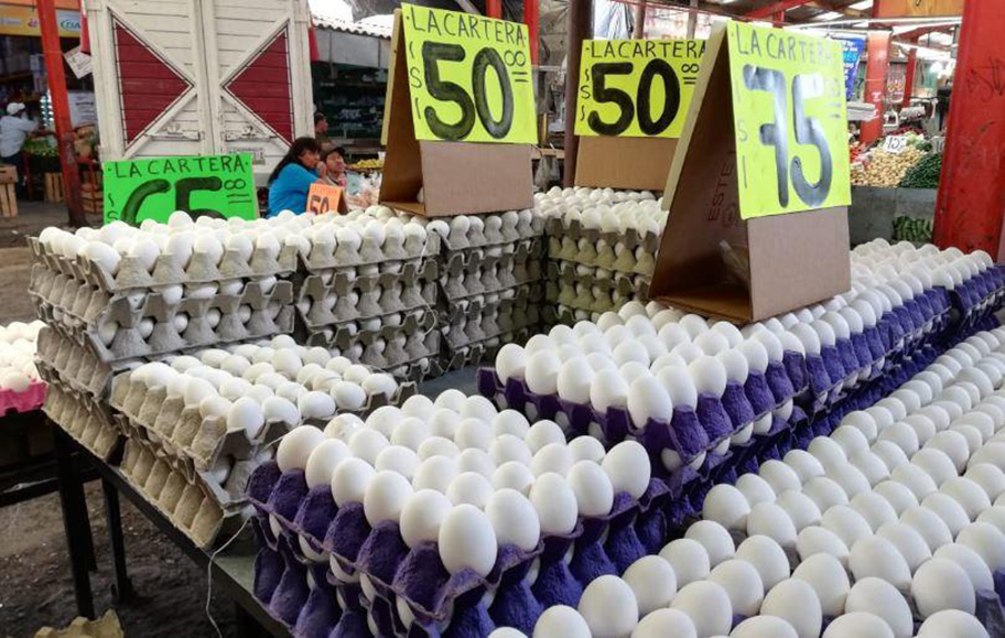 Incremento del precio del huevo. (Especial)