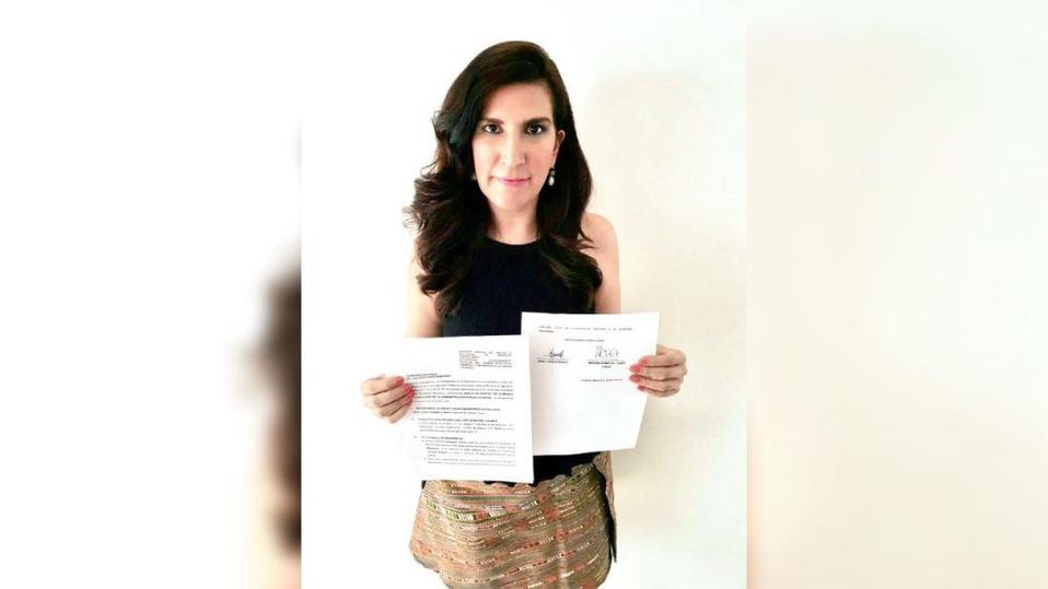 Kenia López, senadora del PAN. (@kenialopezr)