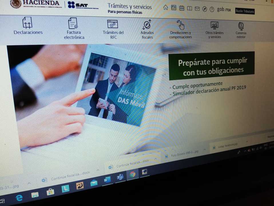 Pese a contingencia, 3 millones de poblanos obligados a presentar su declaración ante el SAT. (Jaime Zambrano)