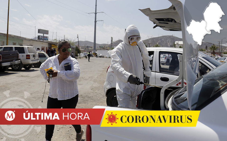 Sanitización del espacio público en La Laguna. (Rolando Riestra)