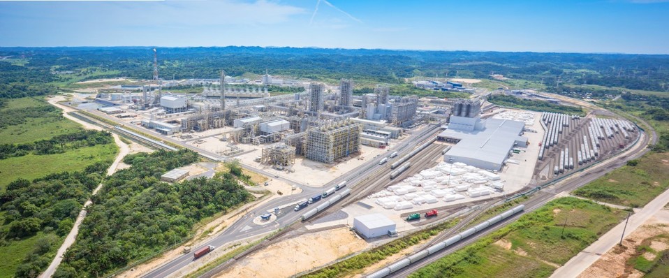 Planta de producción industrial. (@BraskemIndesa)