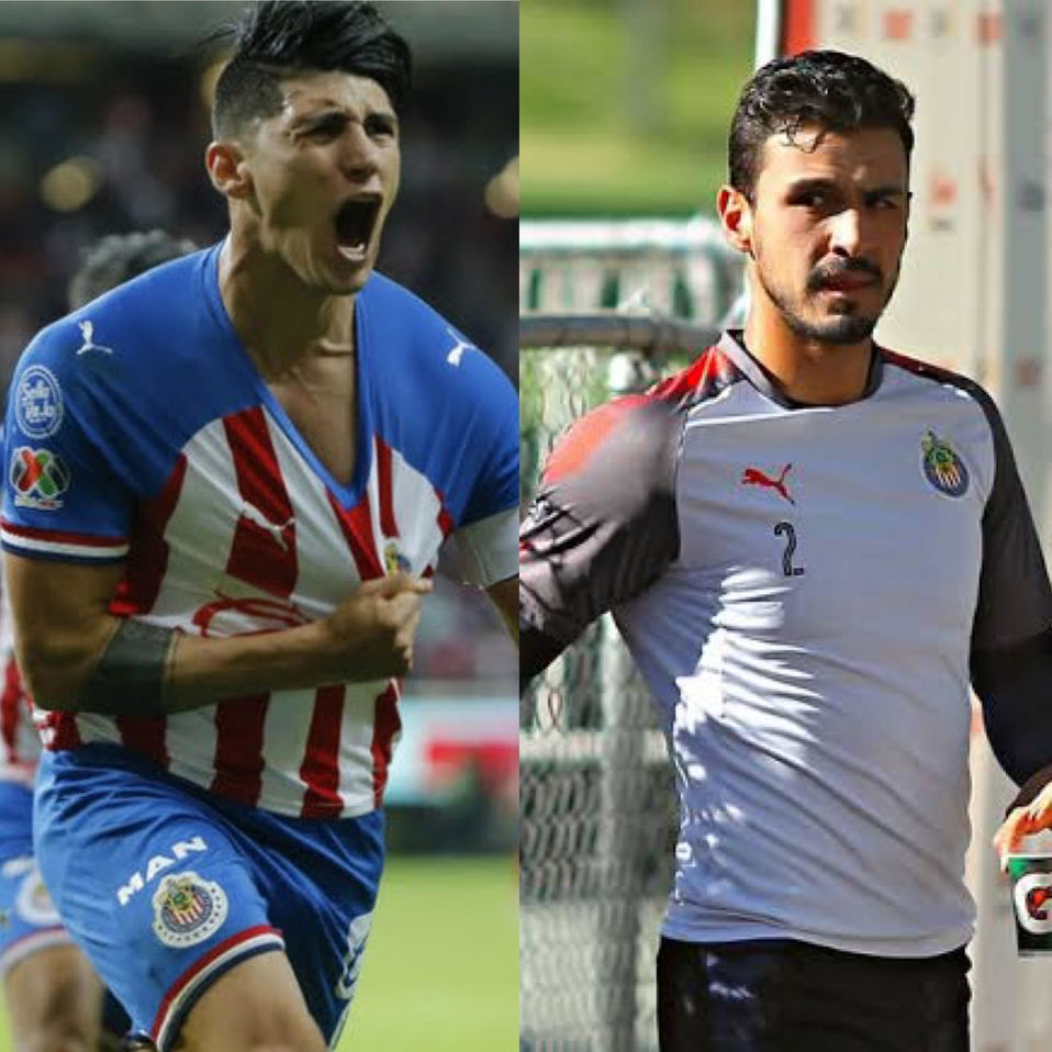 Alan Pulido y Oswaldo Alanís, ex jugadores de Chivas (Imago7)