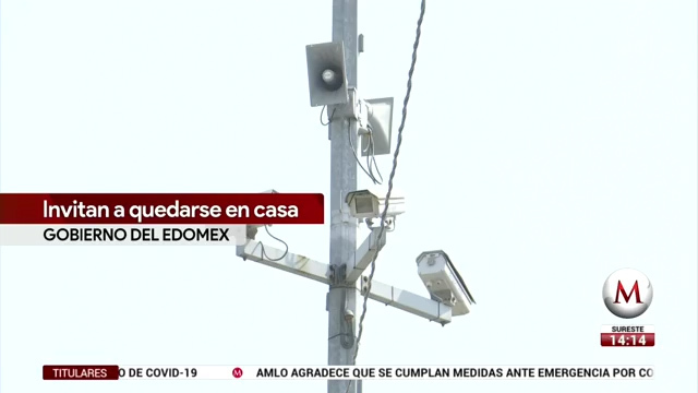 Con altavoces, exhortan a población a seguir medidas por Covid-19