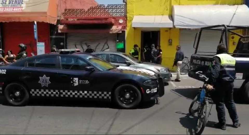 Elementos tapatíos realizan rondines de seguridad en el cuadrante. (Juan Carlos Munguía)