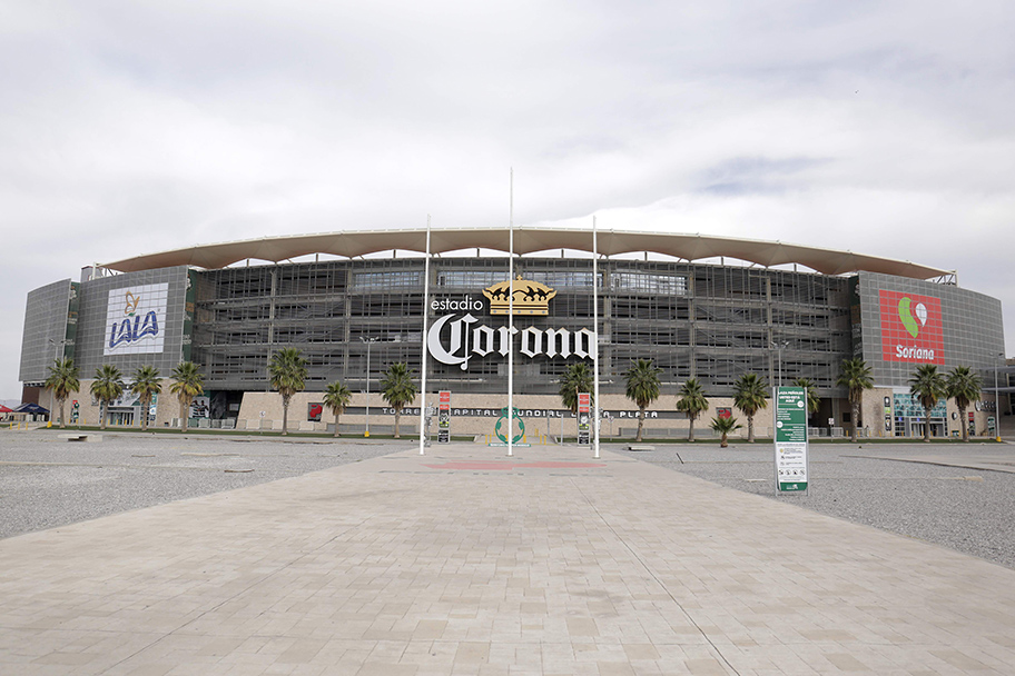 Estadio Corona de Santos Laguna. (Rolando Riestra)