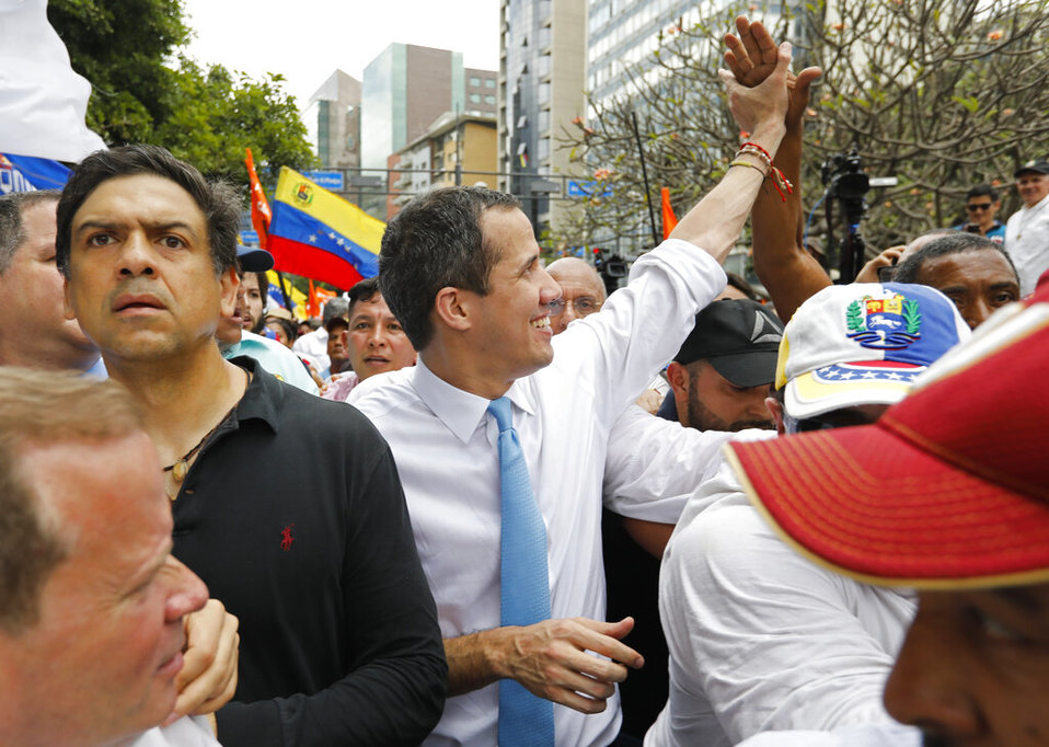 Juan Guaidó ha denunciado la crisis humanitaria por el coronavirus en Venezuela. (AP)