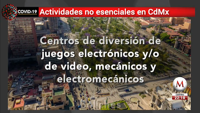Las actividades no esenciales se suspenden en la CdMx por el Covid-1