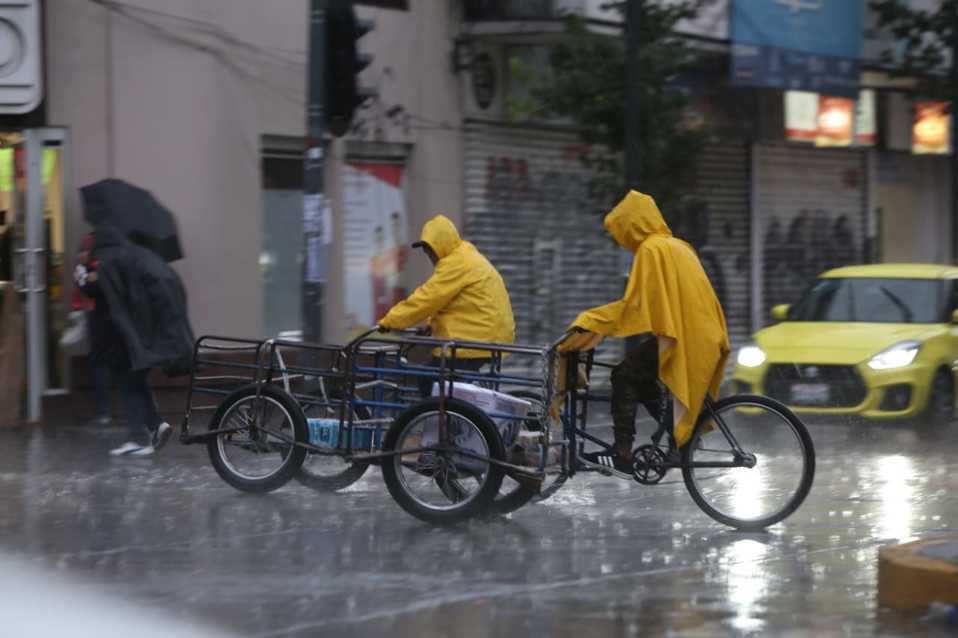 Lluvia en la CdMx. (Araceli López)