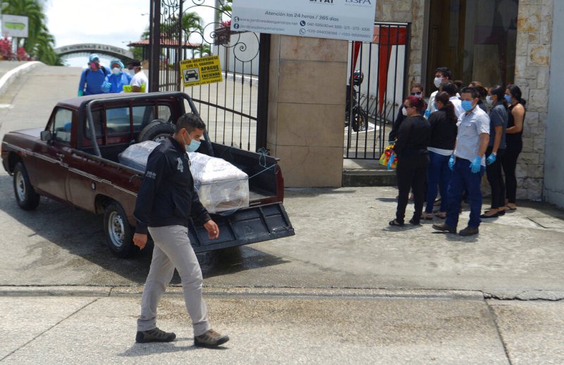 La provincia de Guayas, cuya capital es Guayaquil, tiene 2 mil 243 contagiados y es considerado el epicentro de los contagios en Ecuador. (AP)