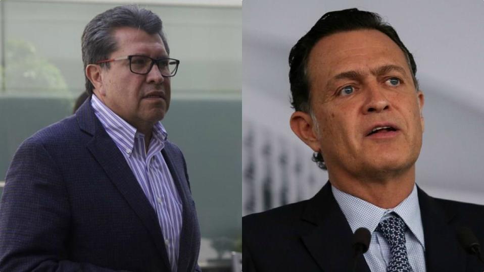Los senadores Ricardo Monreal y Mauricio Kuri. (Cuartoscuro)