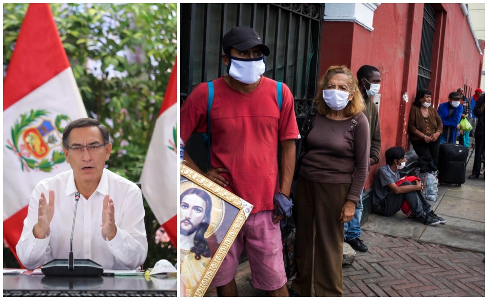 Vizcarra ha decretado medidas de sitio para evitar la propagación del virus. (@PresidenciaPeru / AP)