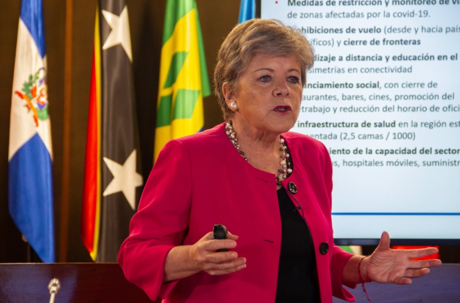 Alicia Bárcena, secretaria ejecutiva de la Cepal. (@cepal_onu)