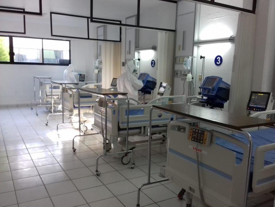 Personal de la Sedena hace reconversión hospitalaria en el Edomex (Presidencia)