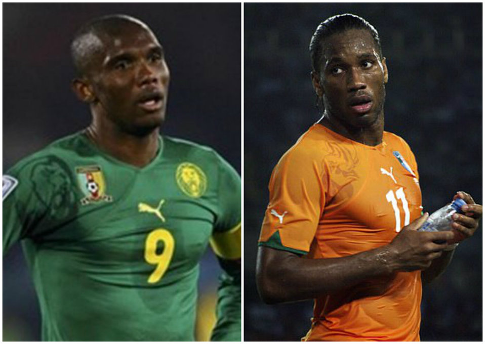Samuel Eto'o y Didier Drogba (Reuters)