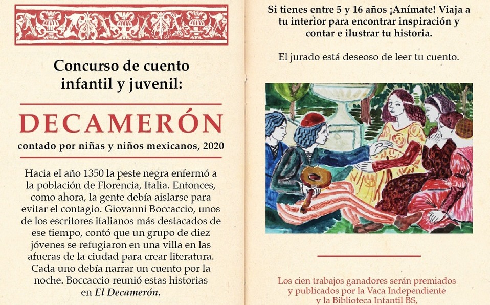 Participa en el concurso de cuento infantil y juvenil Decamerón- Grupo ...
