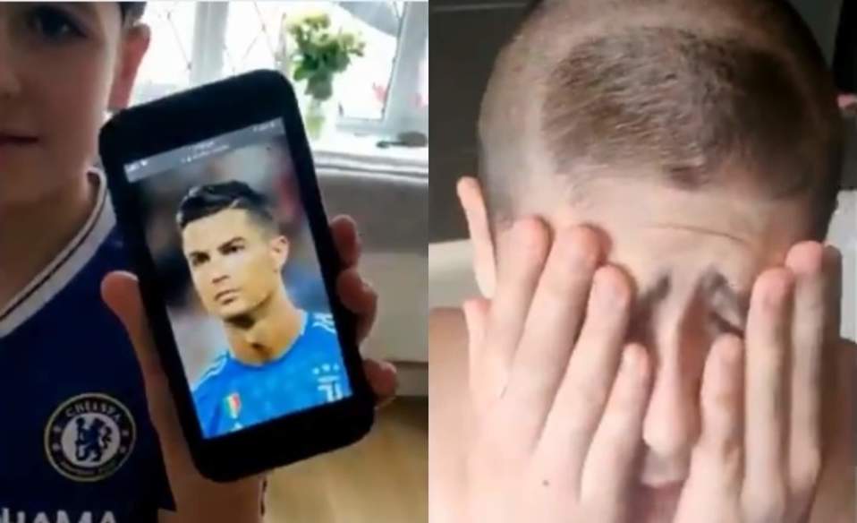 Fan pide corte como Cristiano; su padre le hace el de Ronaldo Nazario (Twitter)