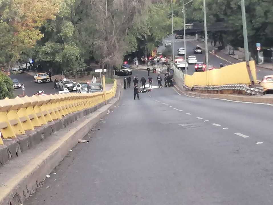 Accidente en Circuito Interior. (Anwar Nájera)
