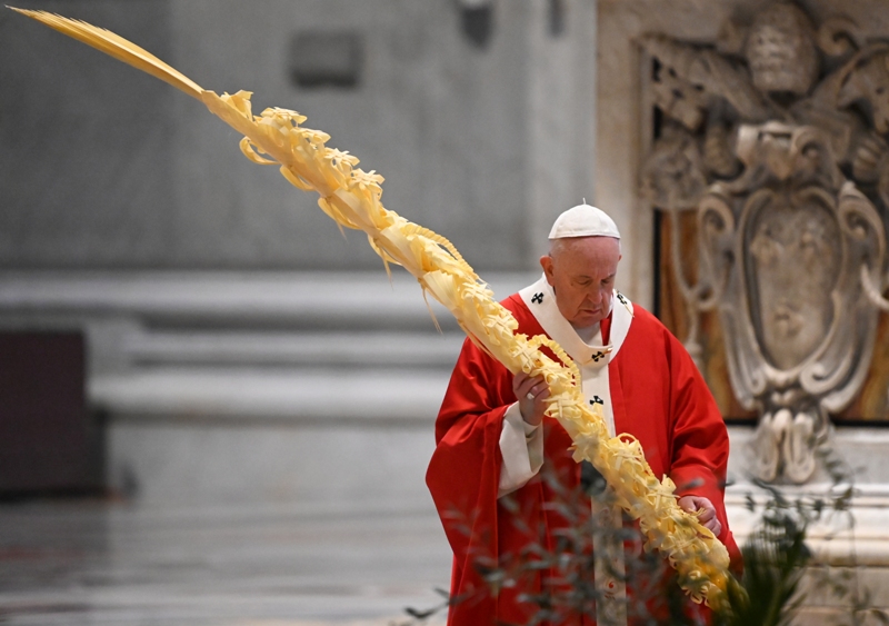 El Papa pidió valentía ante la pandemia. (AFP)
