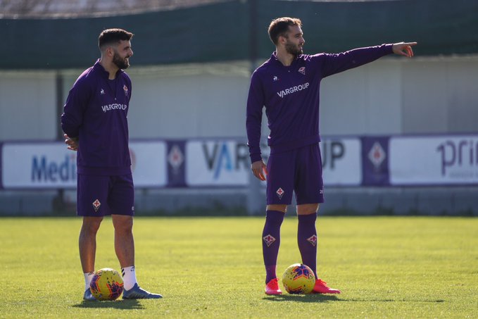 Jugadores de Fiorentina recuperados tras dar positivo al covid-19 (Twitter @acffiorentina)