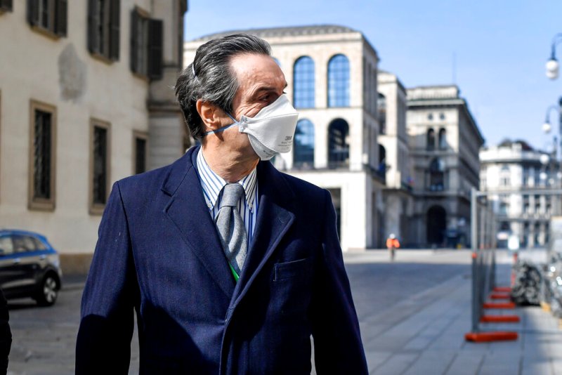 La medida fue impuesta por el presidente de Lombardía, Attilio Fontana. (AP)