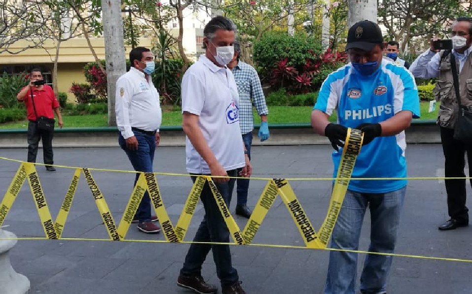 Los accesos estarán vigilados por elementos de Tránsito (Jaime Maya).