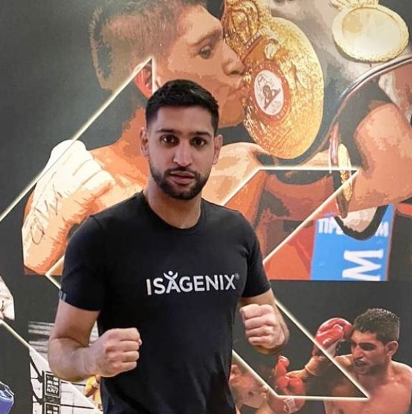Amir Khan, boxeador británico (Instagram @amirkingkhan)