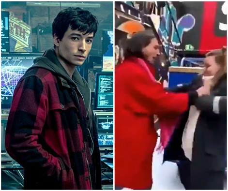 Ezra Miller está envuelto en polémica por ‘ahorcar’ a un fan.(Especial)