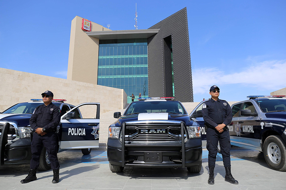Perifoneo de "quédate en casa" en Torreón. (Mauricio Román)