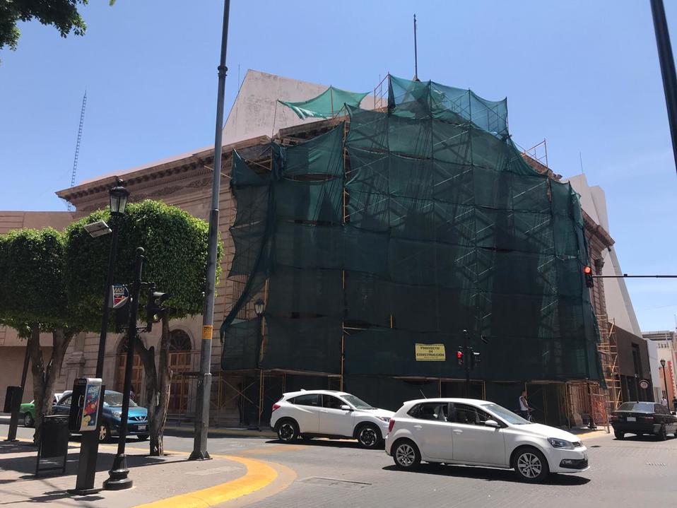 Restauración del teatro Manuel Doblado